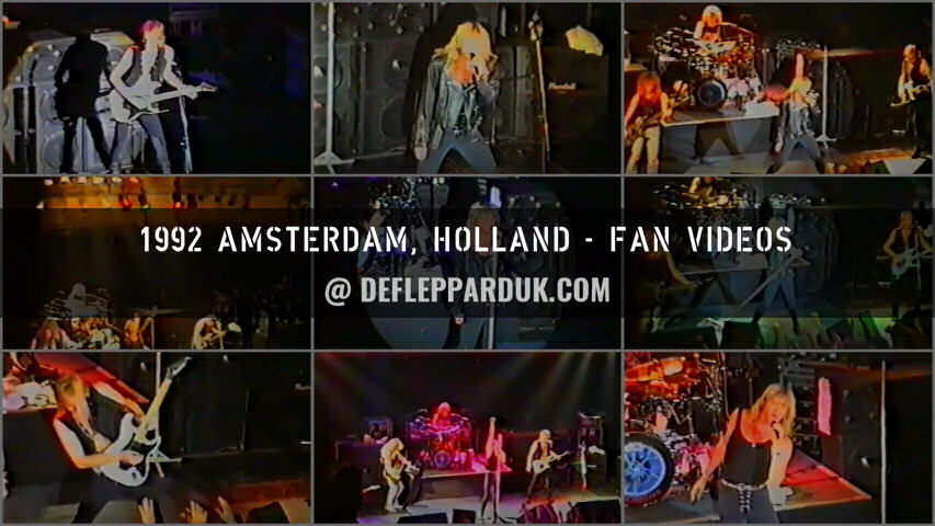 Def Leppard 1992 Videos.