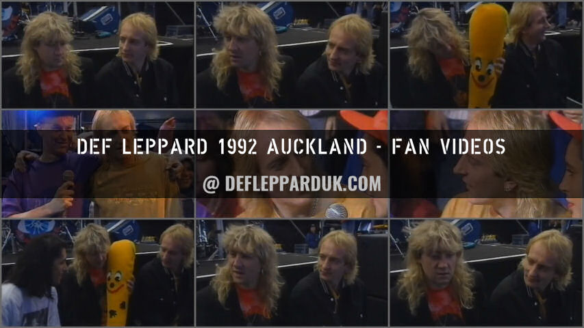 Def Leppard 1992 Fan Videos.