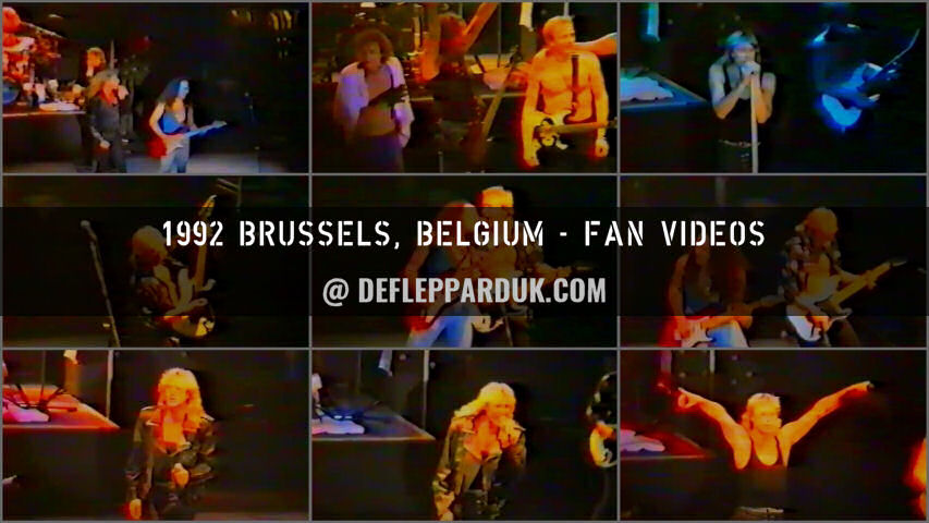 Def Leppard 1992 Fan Videos.