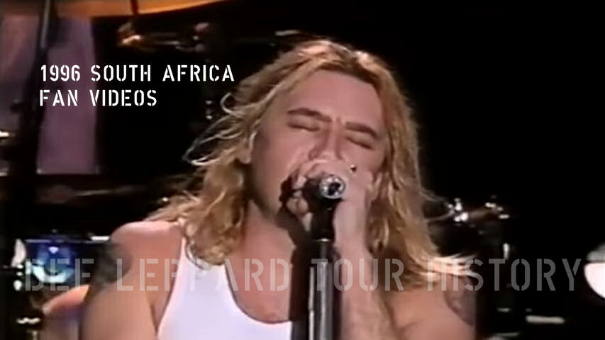 Def Leppard 1996 South Africa Fan Videos.