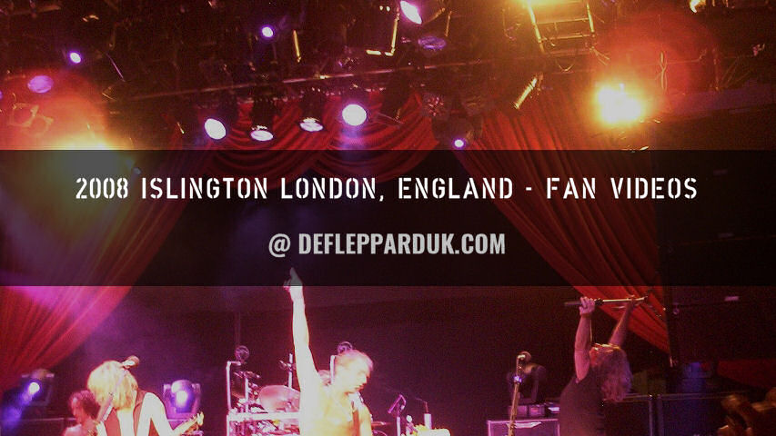 Def Leppard 2008 Fan Videos.