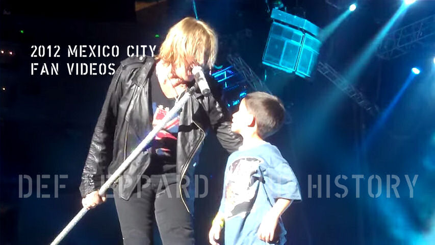 Def Leppard 2012 Mexico City, Mexico Fan Videos.