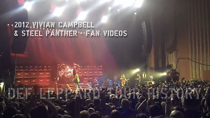 Def Leppard 2012 London Fan Videos.