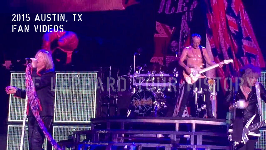 Def Leppard 2015 Austin, TX Fan Videos.