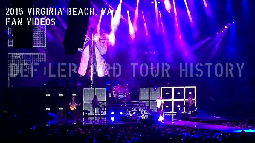 Def Leppard 2015 Virginia Beach, VA Fan Videos.