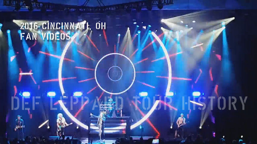 Def Leppard 2016 Cincinnati, OH Fan Videos.