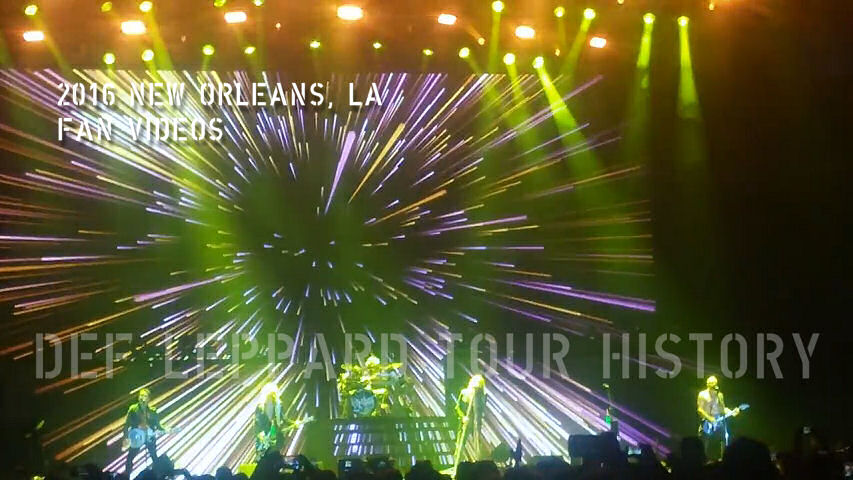 Def Leppard 2016 New Orleans, LA Fan Videos.