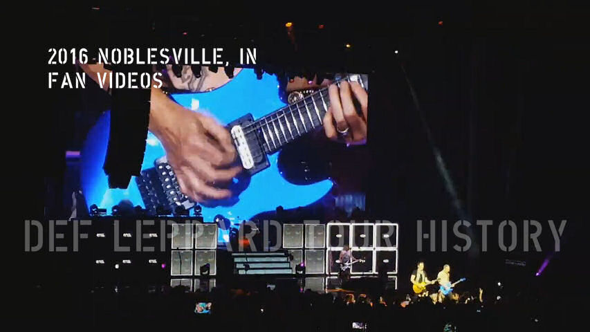 Def Leppard 2016 Noblesville, IN Fan Videos.