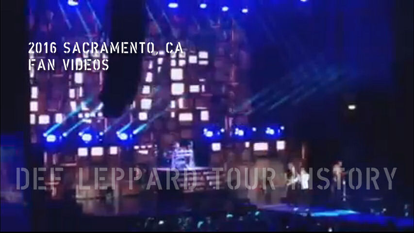 Def Leppard 2016 Sacramento, CA Fan Videos.