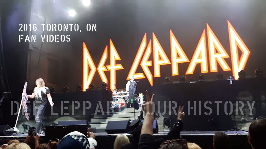 Def Leppard 2016 Toronto, ON Fan Videos.