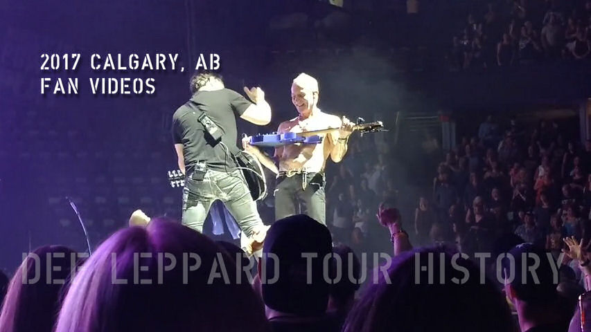 Def Leppard 2017 Calgary, AB Fan Videos.