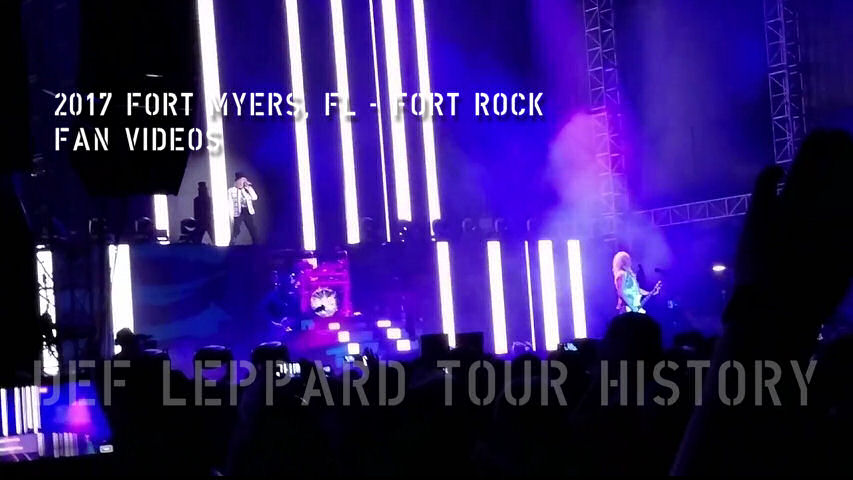 Def Leppard 2017 Fort Myers, FL Fan Videos.