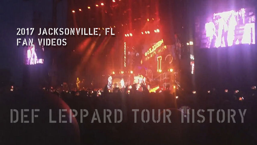 Def Leppard 2017 Jacksonville, FL Fan Videos.