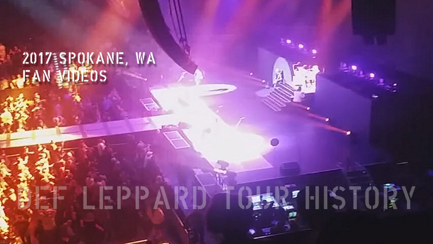 Def Leppard 2017 Spokane, WA Fan Videos.