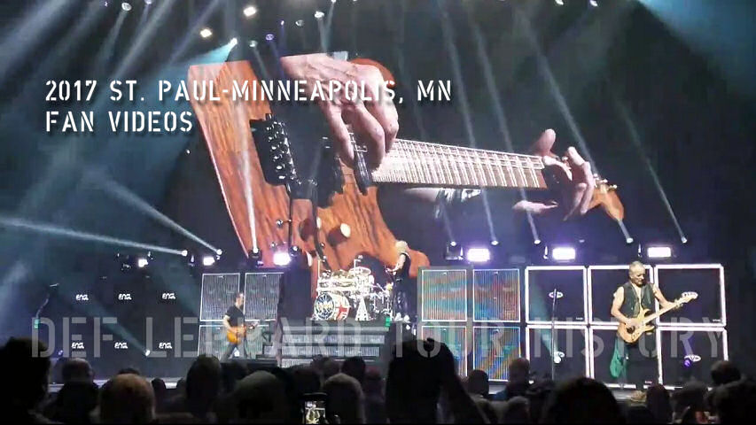Def Leppard 2017 St. Paul/Minneapolis, MN Fan Videos.