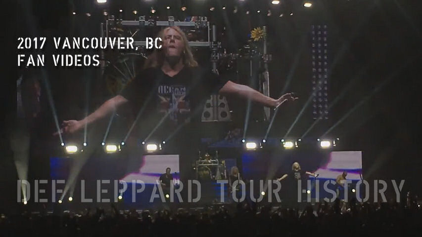 Def Leppard 2017 Vancouver, BC Fan Videos.