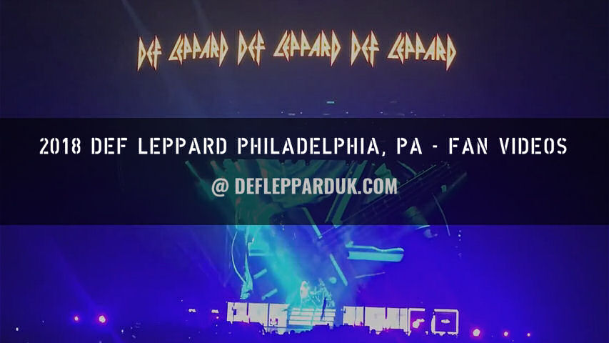 Def Leppard 2018 Fan Videos.