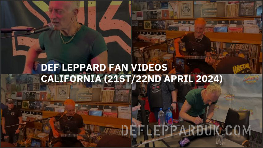 Def Leppard 2024 Fan Videos.