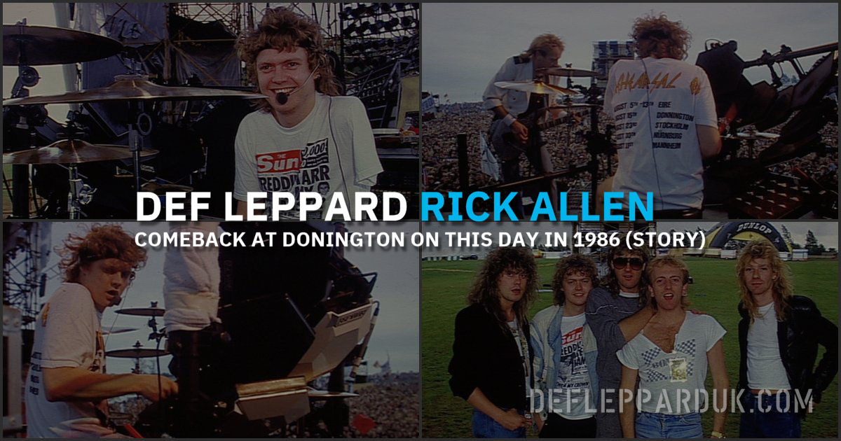 Rick Allen 1986.