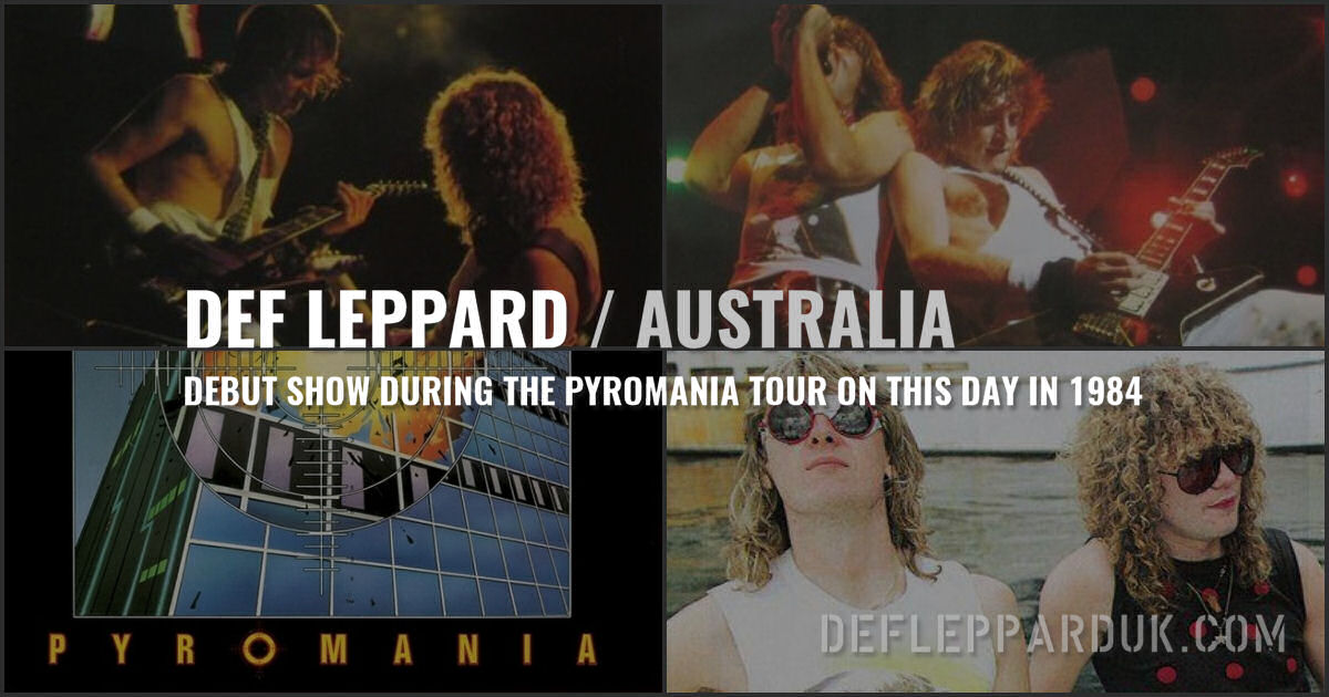 Def Leppard 1984.