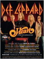 Def Leppard Mirrorball Tour Australia/NZ.