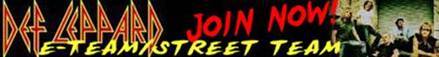 Join the Def Leppard eTeam.