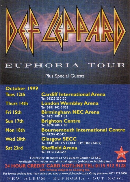 Euphoria Tour 1999.