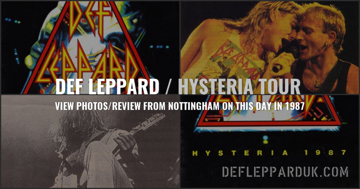 Def Leppard September 1987.