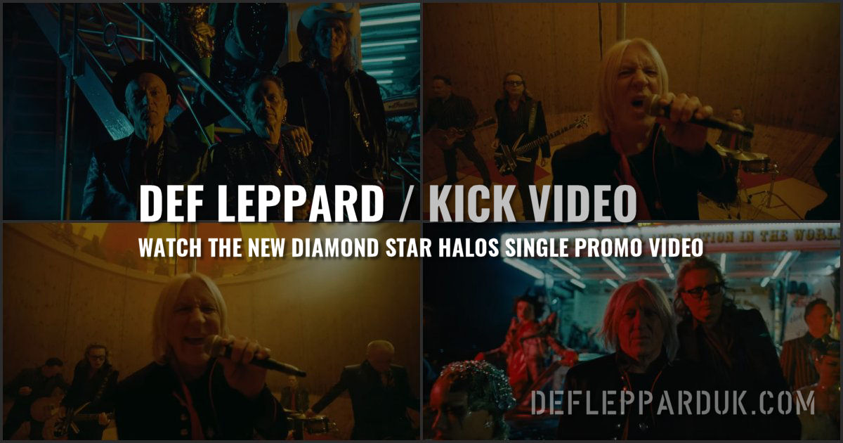 DEF LEPPARD's KICK Single Promo Video Released (Photo Gallery)