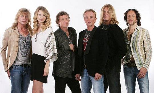 Def Leppard Taylor Swift 2008.