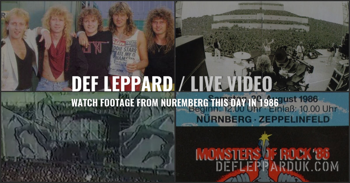 Def Leppard 1986.