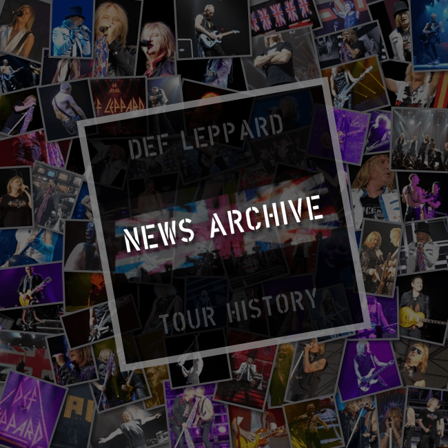 Def Leppard News Archive