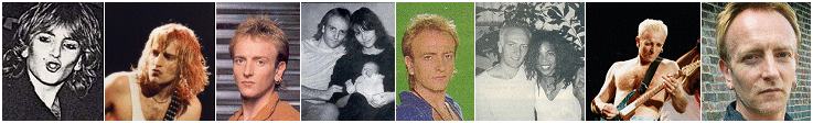 Phil Collen - He used to be a Girl but he got better.