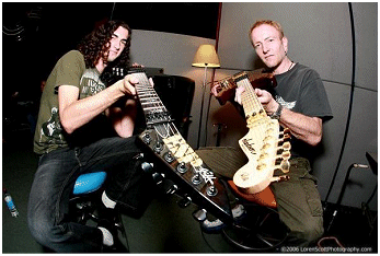 Michael Couts & Phil Collen &copy Loren Scott Photography 2006.