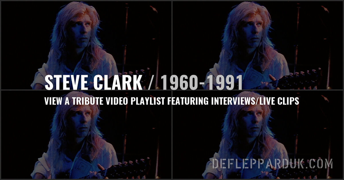 Steve Clark 1987.