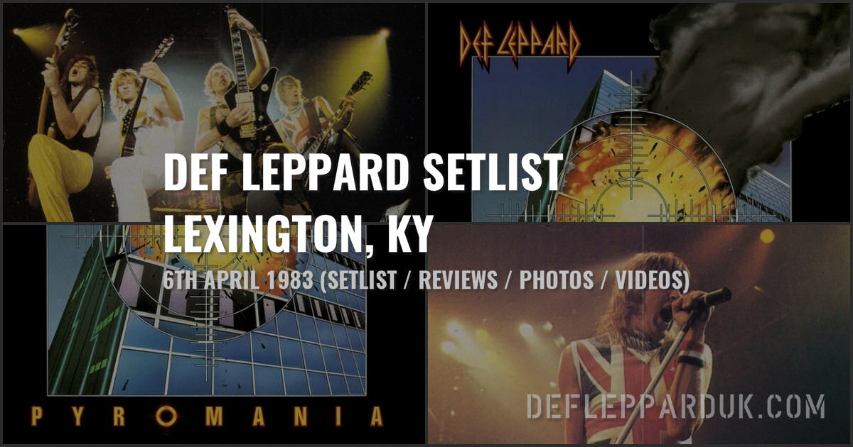 Def Leppard 1983.