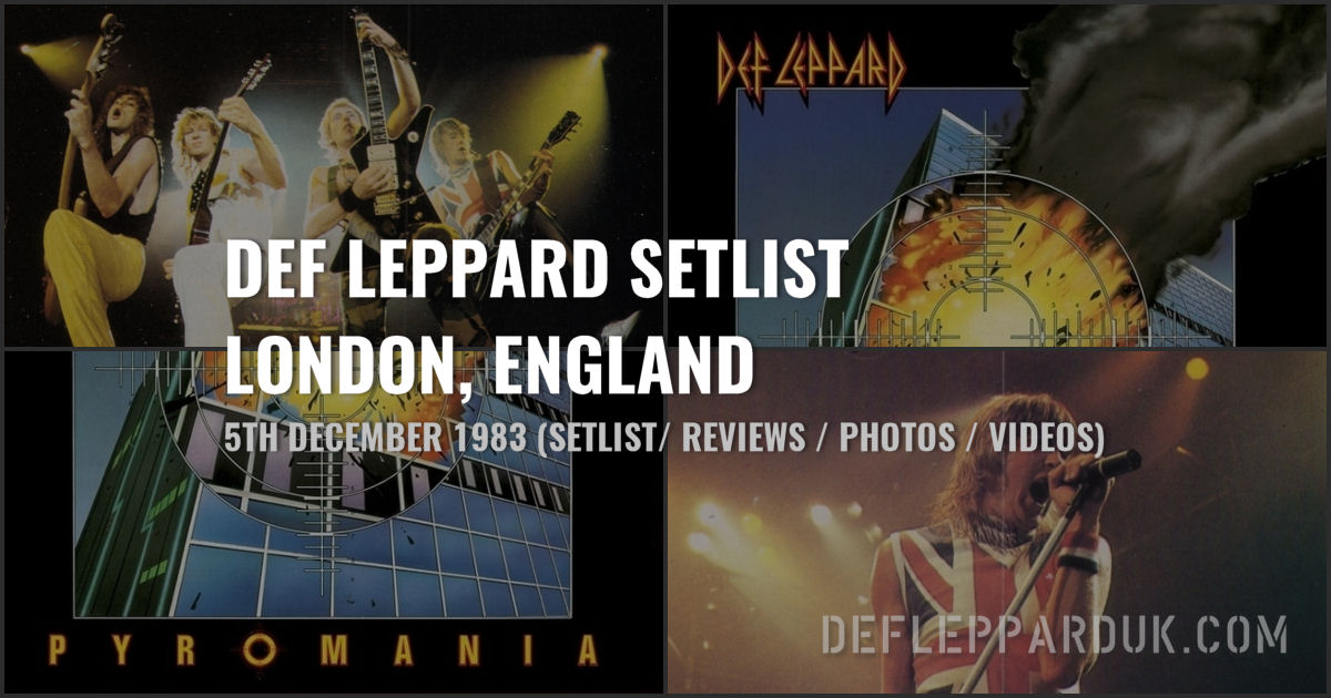 Def Leppard 1983.