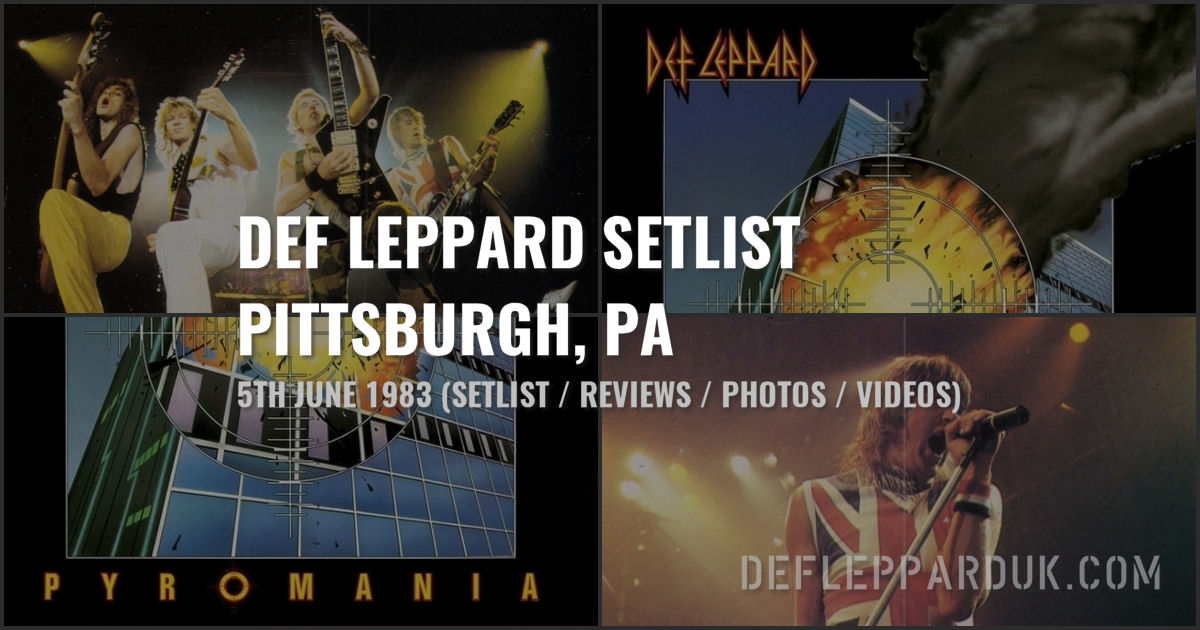 Def Leppard 1983.