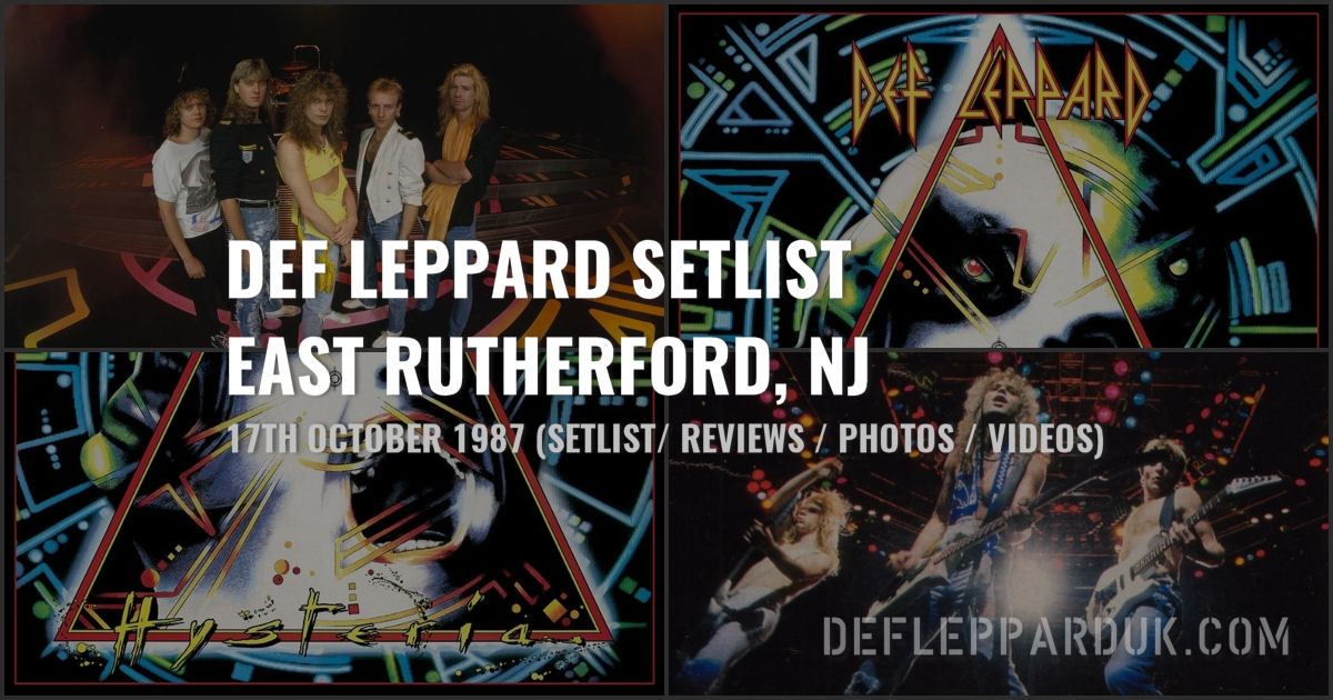 Def Leppard 1987.
