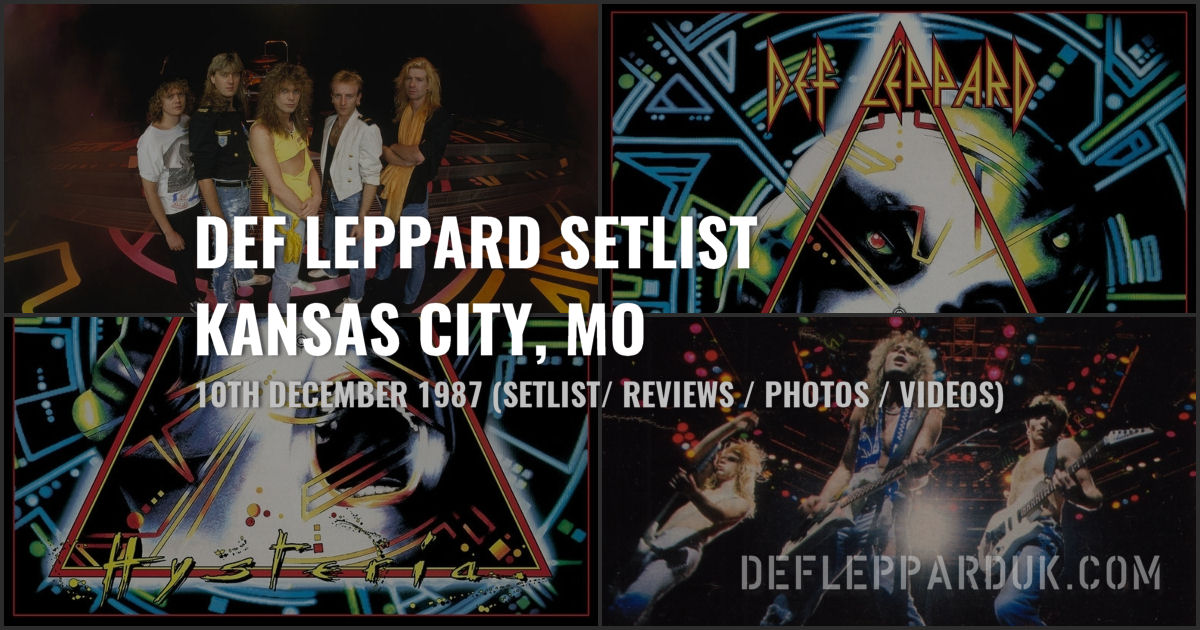 Def Leppard 1987. Def Leppard 1987.