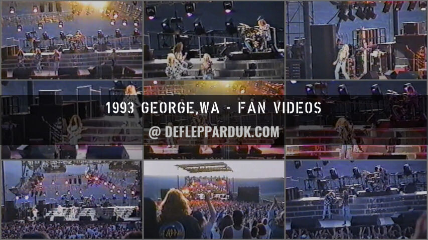 Def Leppard 1993 Fan Videos.