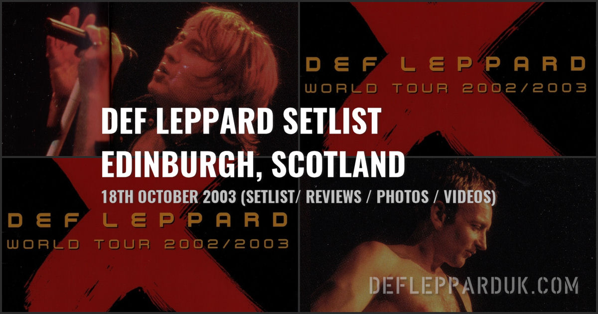 Def Leppard 2003.