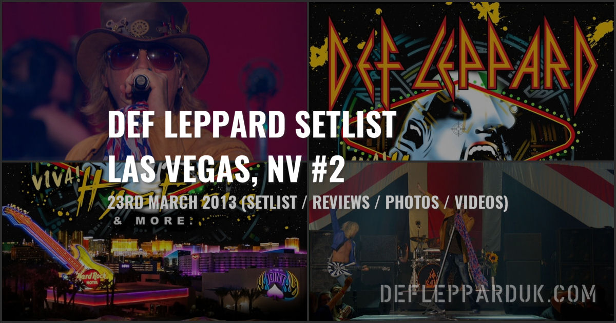 Def Leppard 2013.