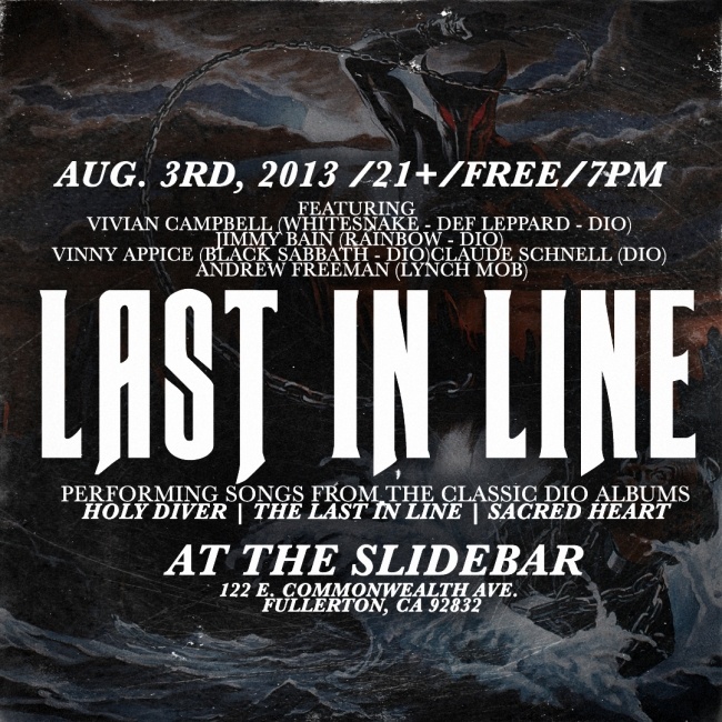 Last In Line Tour 2013. Last In Line Tour 2013.