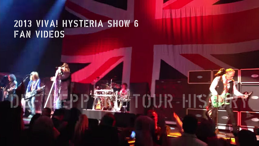 Def Leppard 2013 Fan Videos.