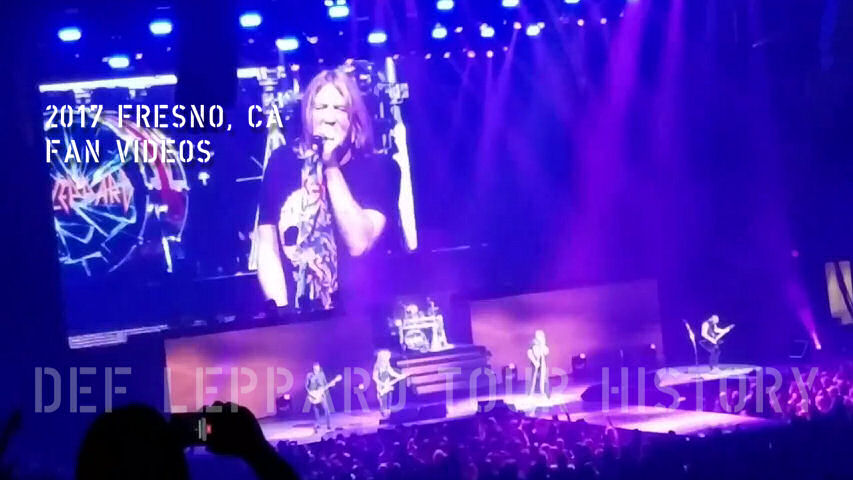 Def Leppard 2017 Fresno, CA Fan Videos.