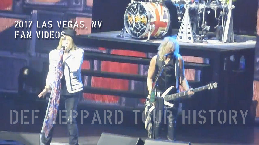 Def Leppard 2017 Las Vegas, NV Fan Videos.