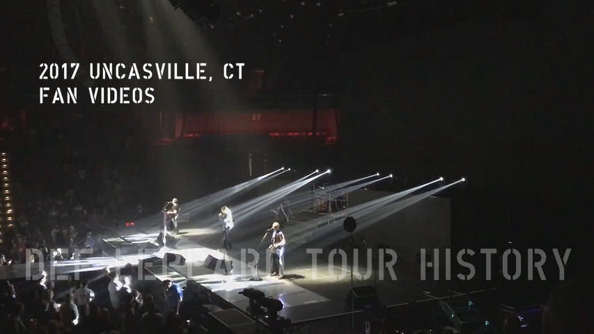 Def Leppard 2017 Uncasville, CT Fan Videos.