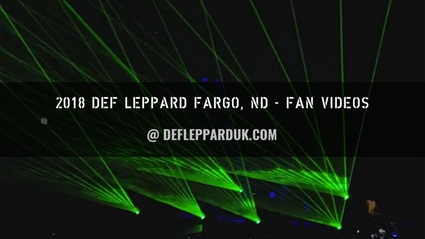 Def Leppard 2018 Fan Videos.
