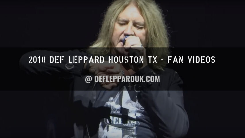 Def Leppard 2018 Fan Videos. Def Leppard 2018 Fan Videos.